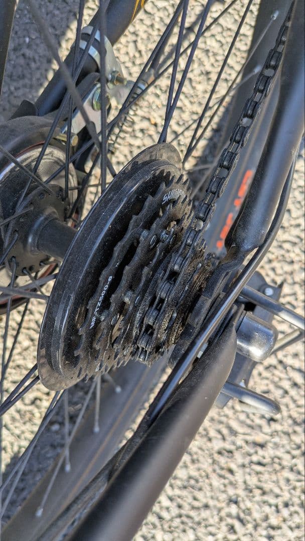 直接お渡し　自転車26インチ　6段変速　男の子　コグホーン