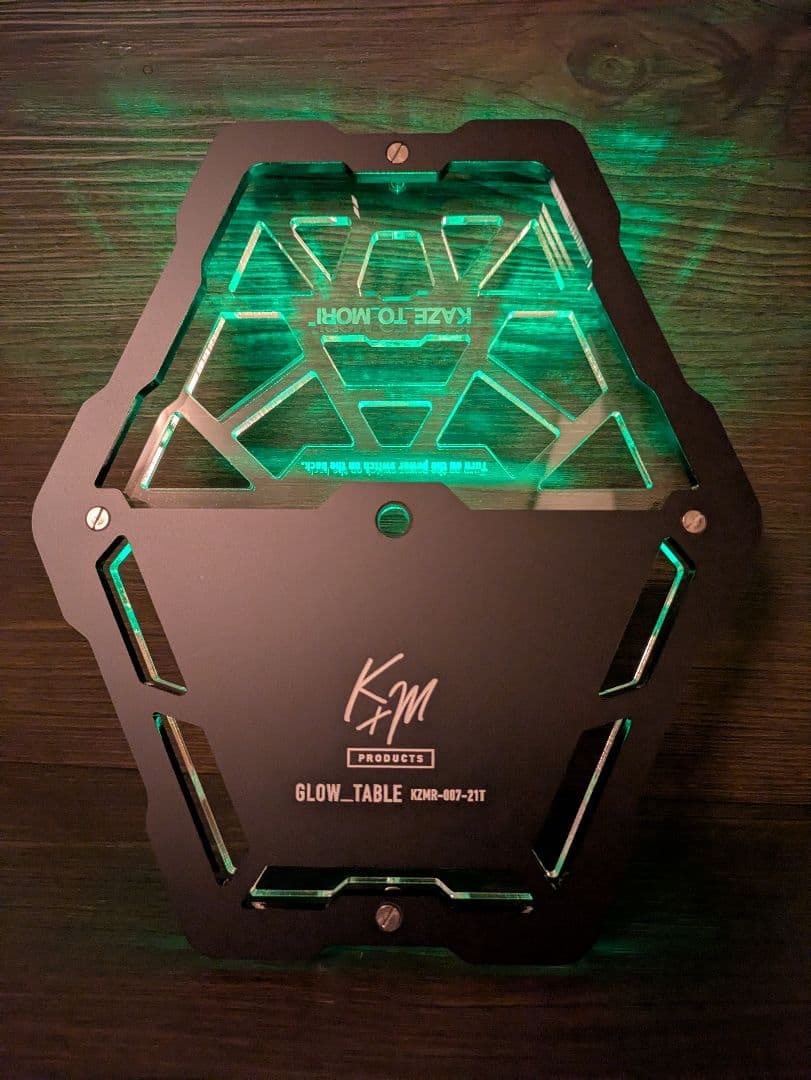 わ*ン様 【 kaze_to_mori 】GLOW_TABLE エッジスタンド用