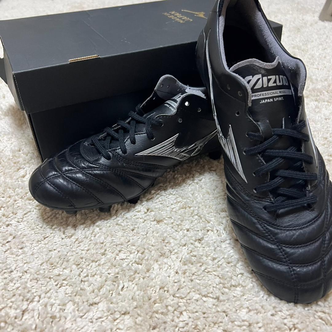 Mizuno Morelia Neo ブラック サッカー、6.5サイズシューズ