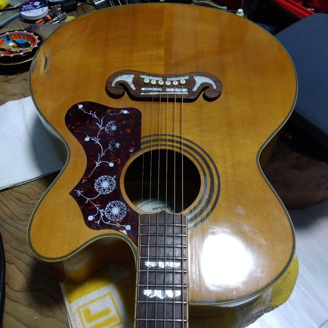 エピフォンEJ200ce...エレアコ！ビンテージ！USA…セミハードケース！