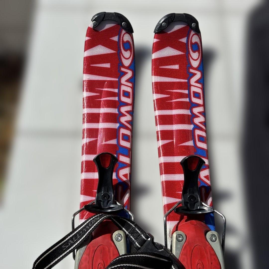 送料込み❗ salomon ショートスキー 専用ケース付き