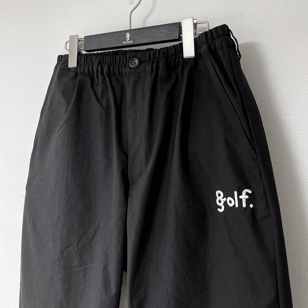8g shoot ワンタックストレッチパンツ　クロ　L