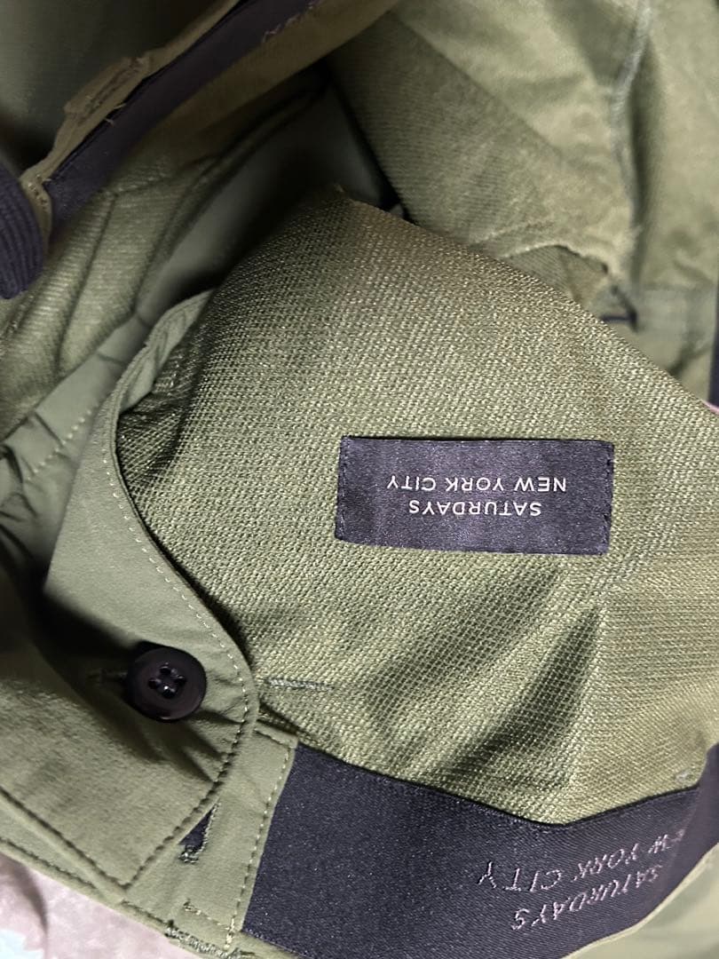 【美品】サタデーズ ニューヨーク CORDURA ナイロン ストレッチ パンツ
