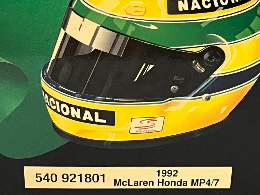 ミニチャンプス 1/18 McLaren Honda MP4/7 A.セナ 難有