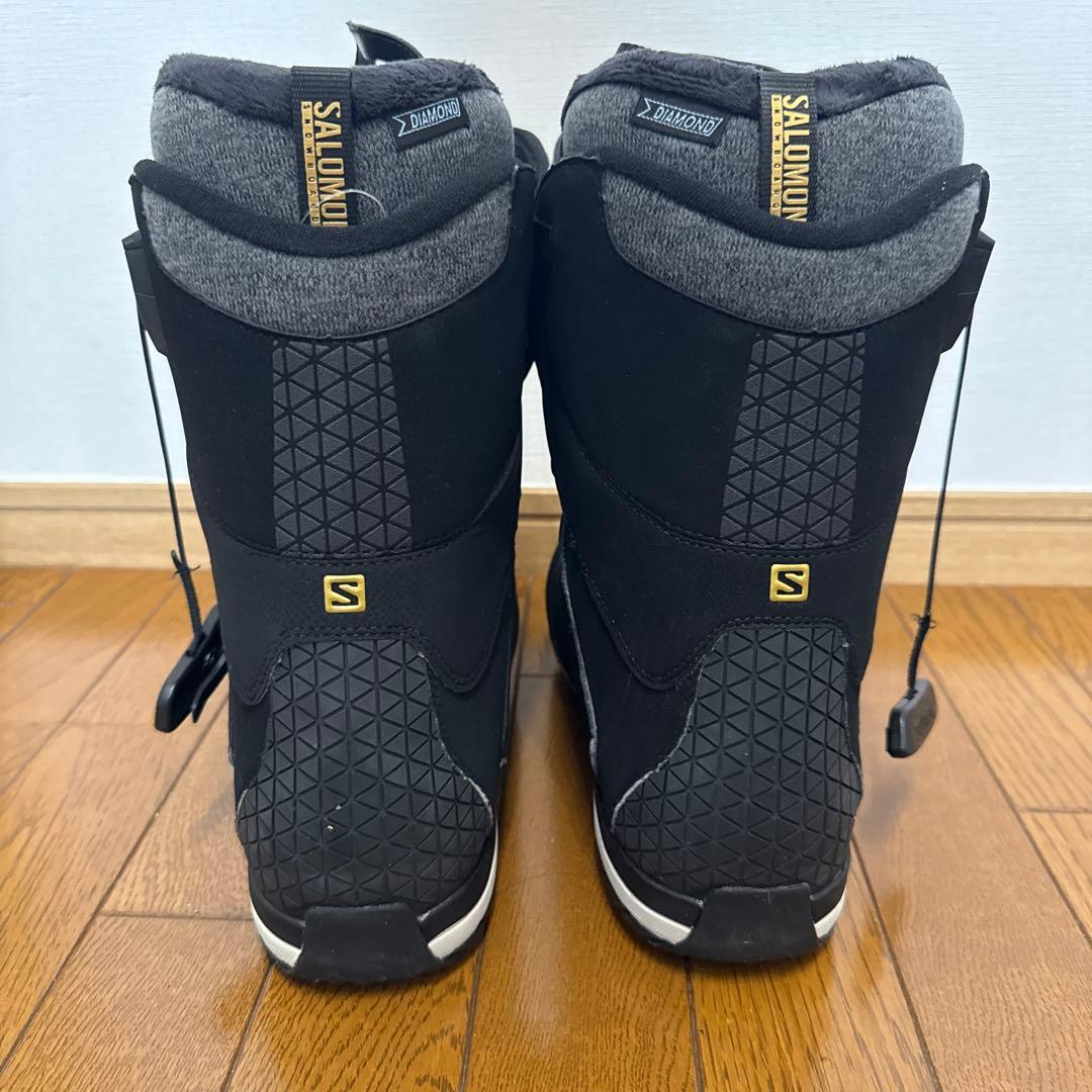 草*剣様 Salomon スノーボードブーツ ブラック&ブーツバッグ赤