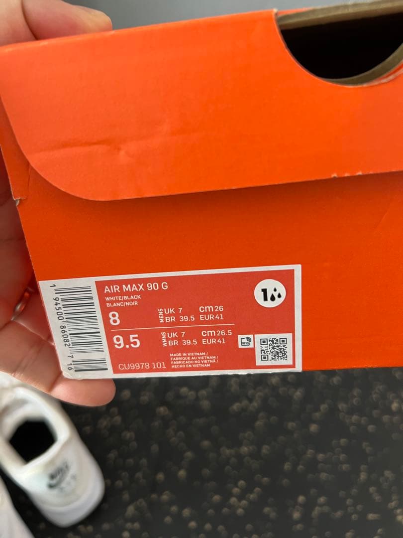 ナイキ Air Max ゴルフ ホワイト スニーカー 26cm