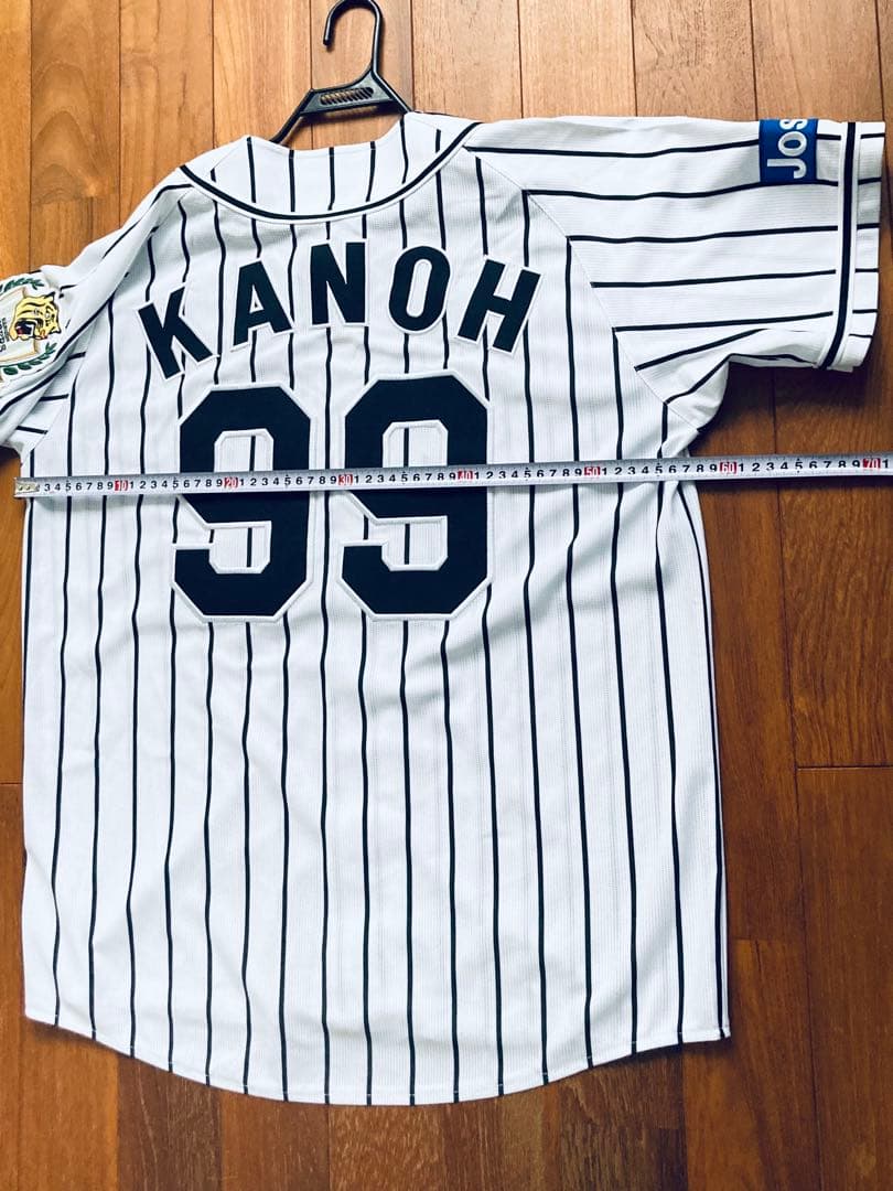 阪神タイガース 狩野　80周年ワッペン付き　ユニフォームL 刺繍　狩野恵輔ミズノ