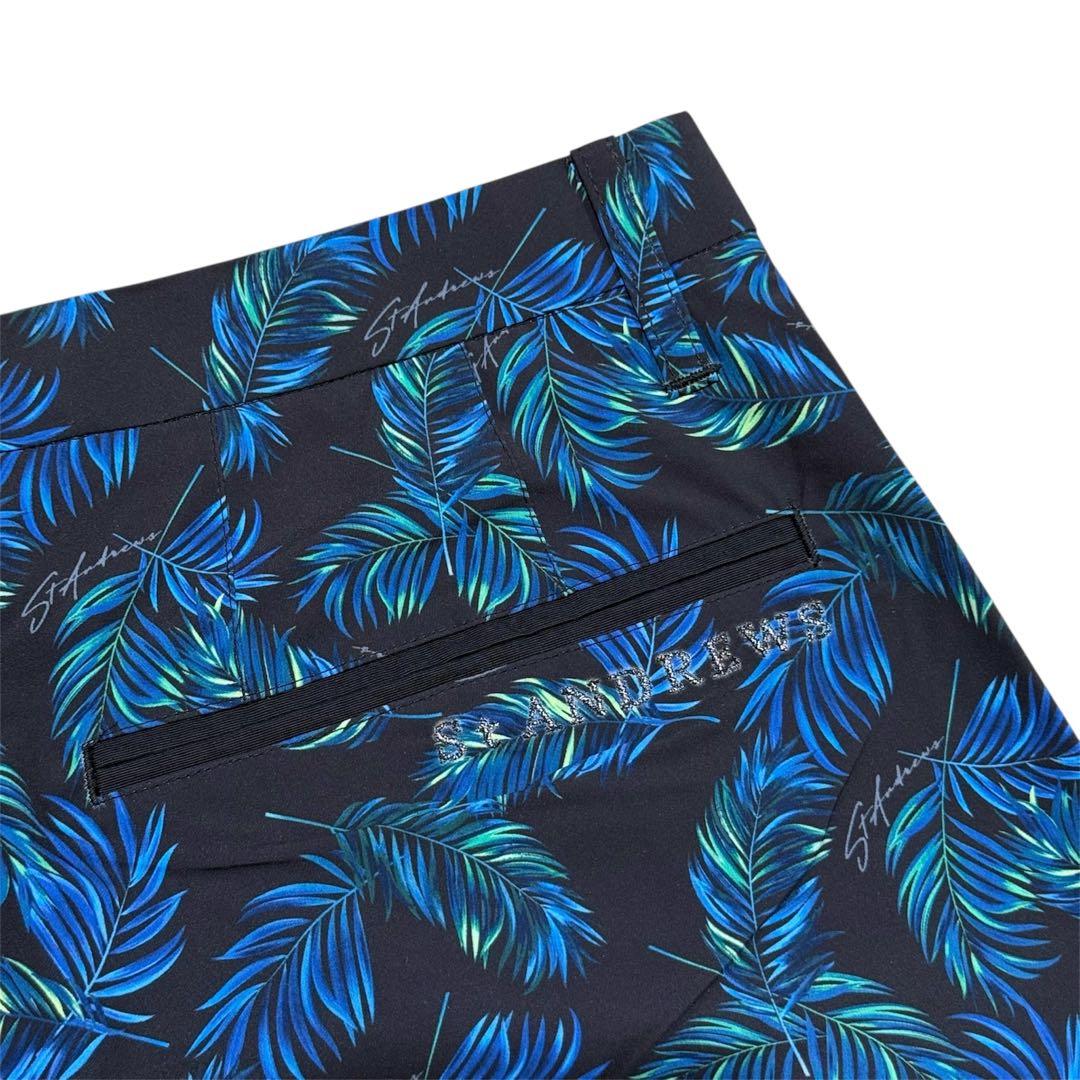 【50％オフ】定価2.1万円　St ANDREWS ゴルフパンツ 柄　メンズ