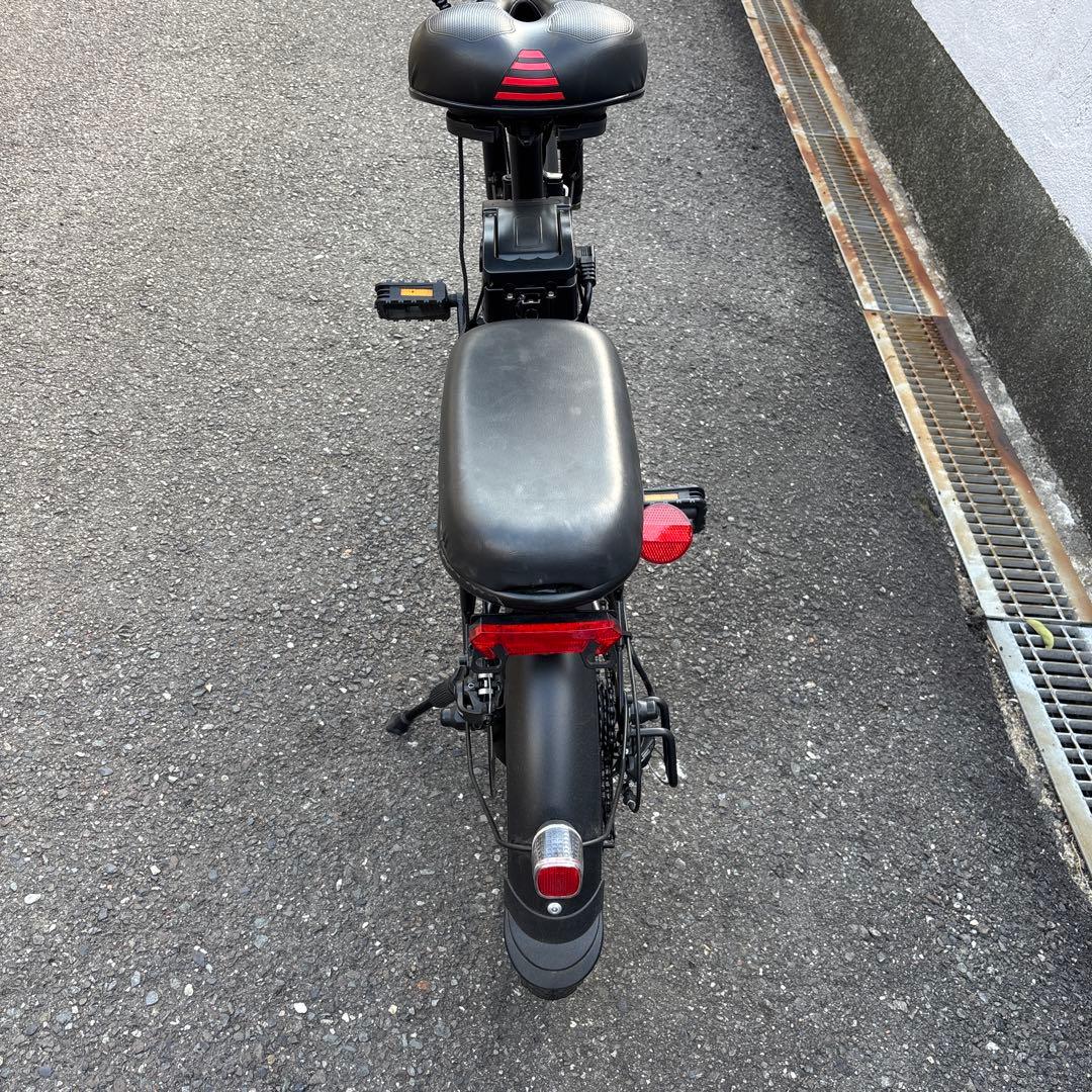 美品 超大容量バッテリー 電動アシスト自転車 カスタム ブラック 20インチ