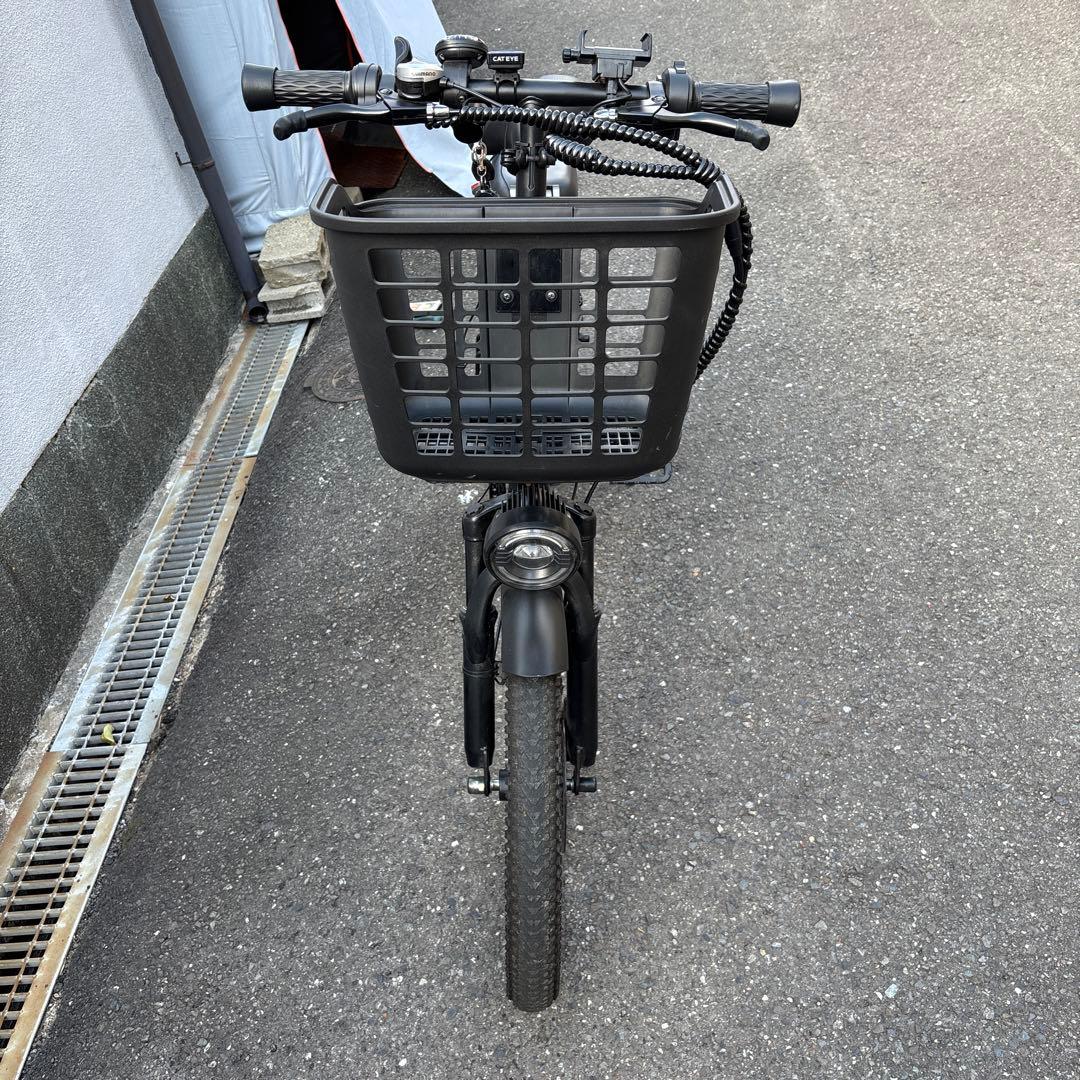 美品 超大容量バッテリー 電動アシスト自転車 カスタム ブラック 20インチ