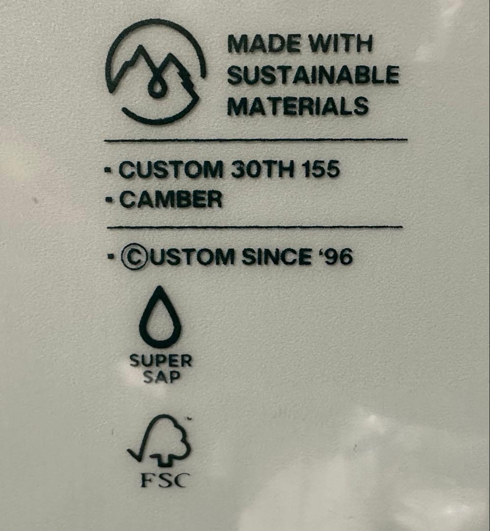 BURTON Custom 30周年限定 セット（初代:155 BEN:156）