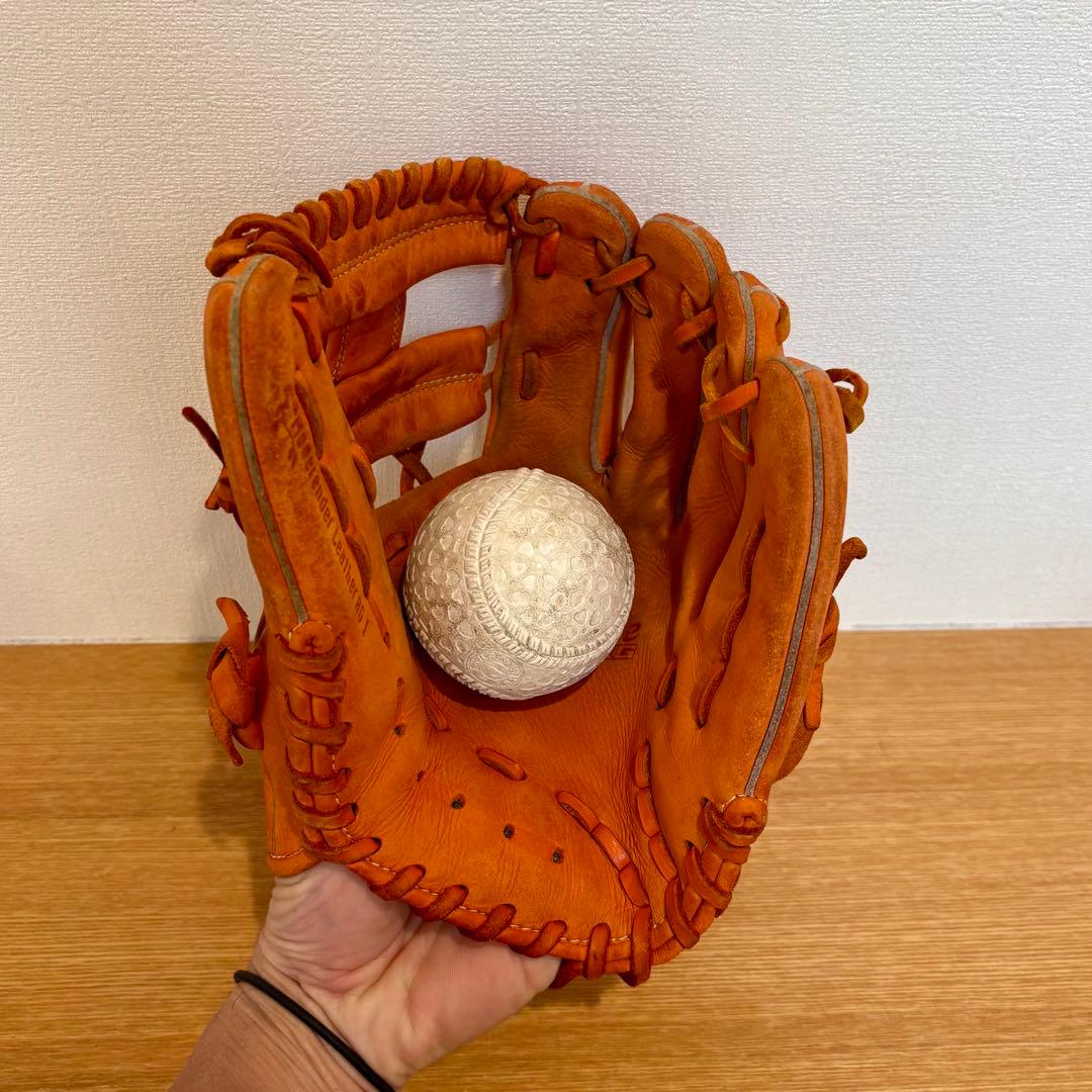 ミズノ グローバルエリート 少年 軟式 グローブ 型抜群 再生済み 少年野球