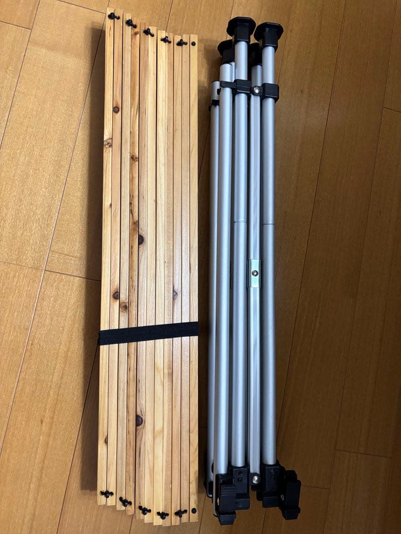 テーブル・チェア・ハンモック Coleman natural wood roll table 65
