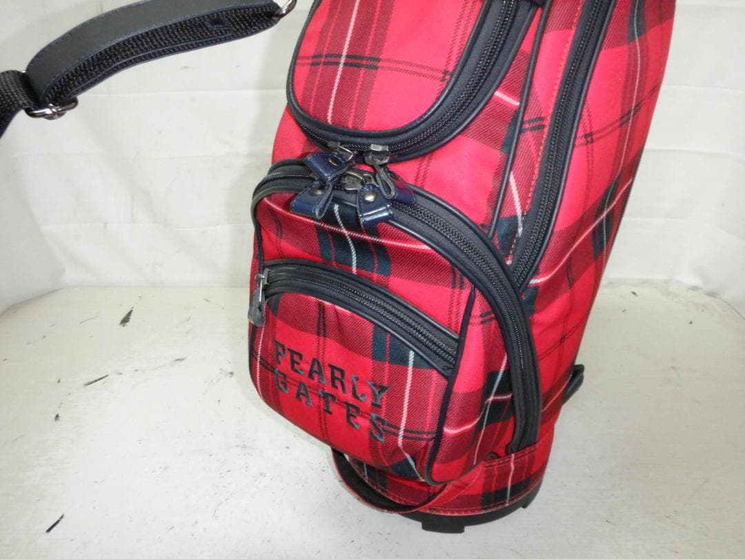 PEARLY GATES★パーリーゲイツ★9.0型★良品★スタッフ★RED