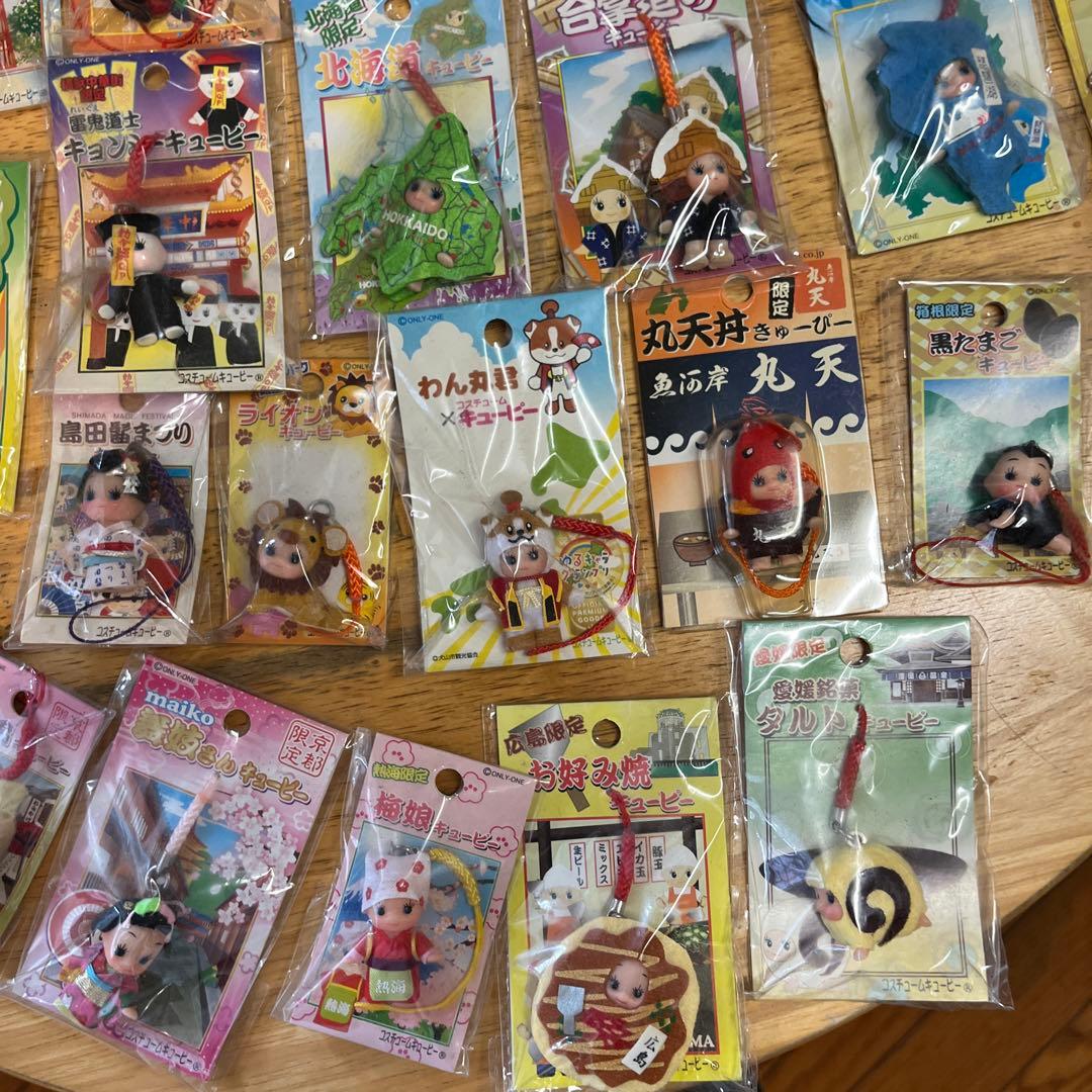 キューピーご当地ストラップ 31個セット+おまけ 未開封未使用