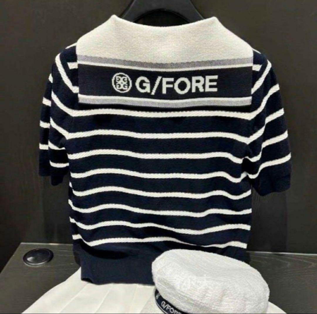 ジーフォア ゴルフ G/FORE サマーニットLサイズ レディース