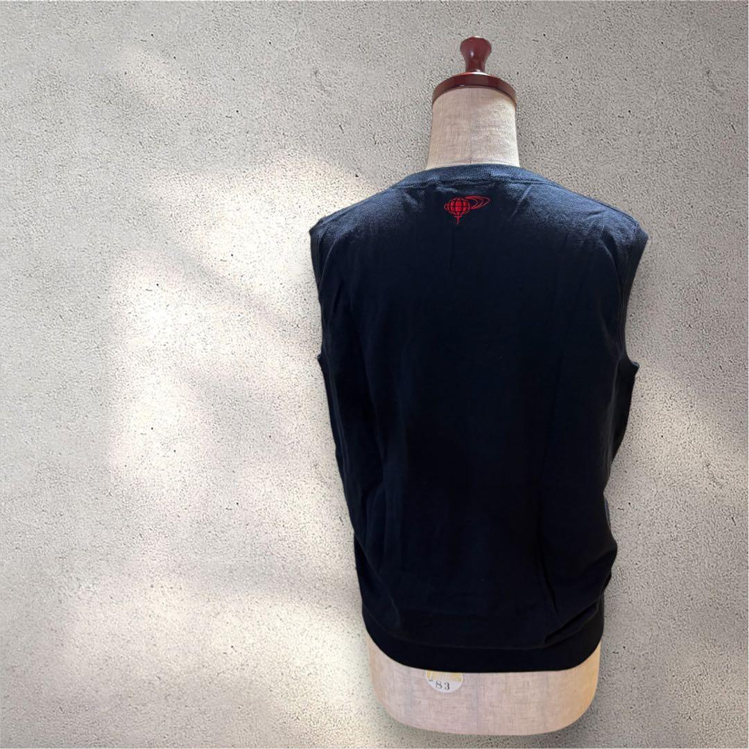 【美品】ビームスゴルフ　カシミヤ混ベスト　サイズM