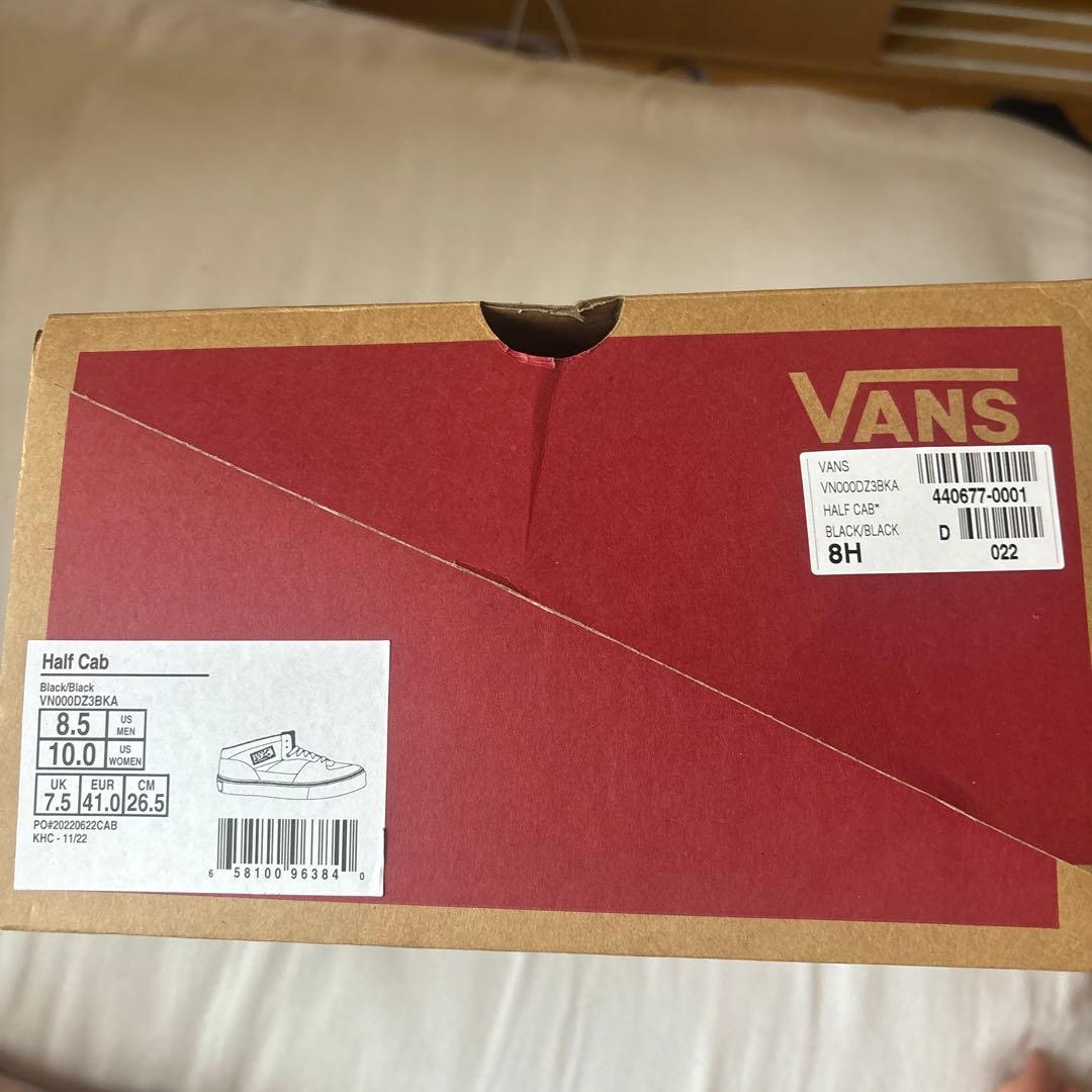 VANS ブラックスニーカー 26.5cm
