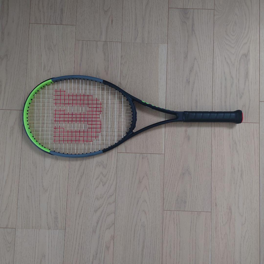 Wilson BLADE 101L v7.0 テニスラケット ブラック/グリーン