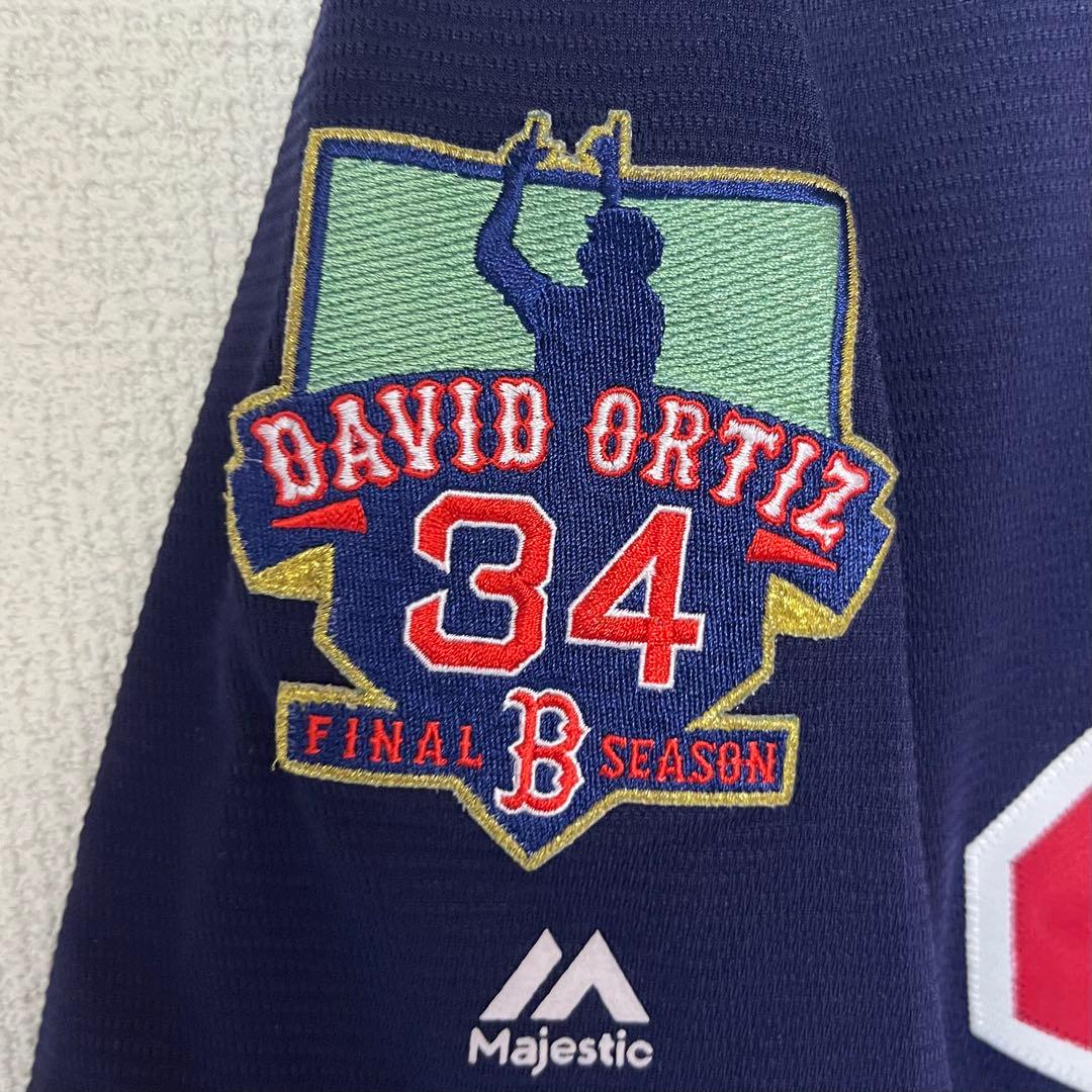 MLB レッドソックス オルティーズ レプリカユニフォーム