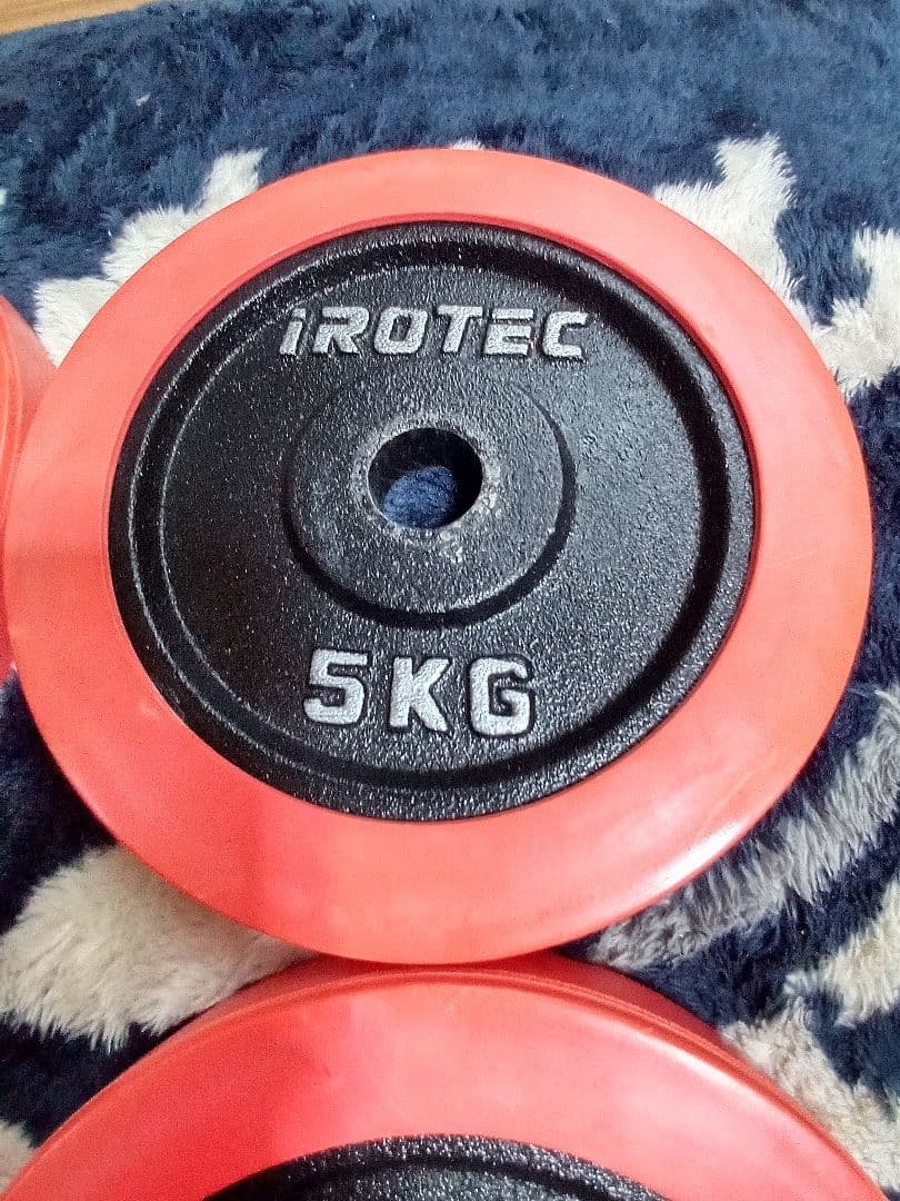 IROTEC アイロテック 5kg 4枚 ダンベルプレート バーベルプレート