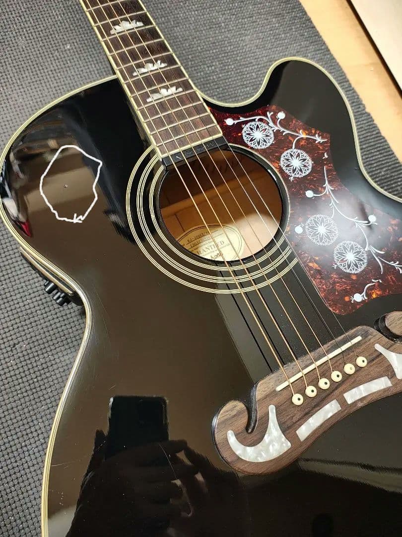 Epiphone EJ-200CE/美品訳ありケース付