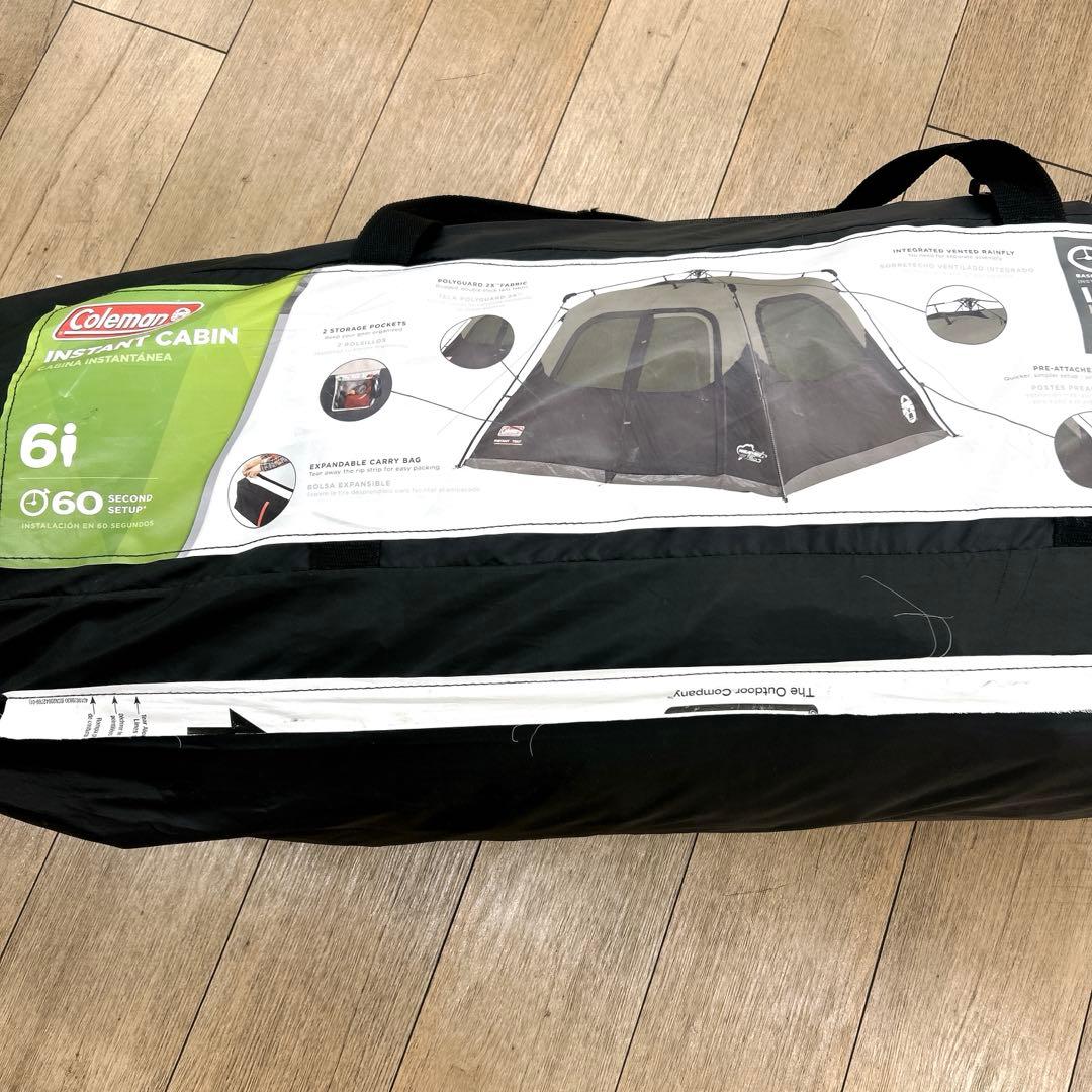 Coleman　インスタント　テント　　6人用　ワンタッチ　1分設置可能