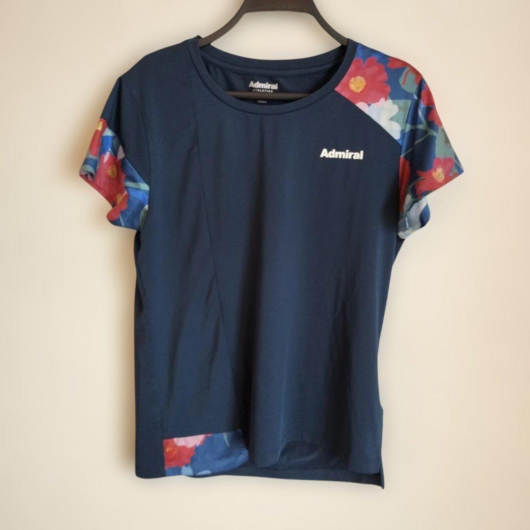 Admiral テニスウェアセットアップ ネイビー フラワー