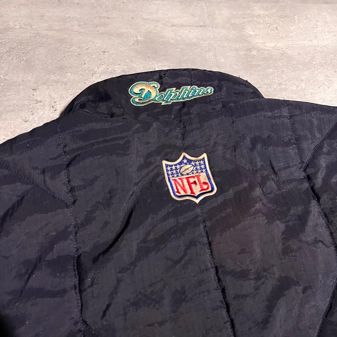 USA製NIKEナイキNFLドルフィンズアメフトチーム中綿ナイロンジャケット