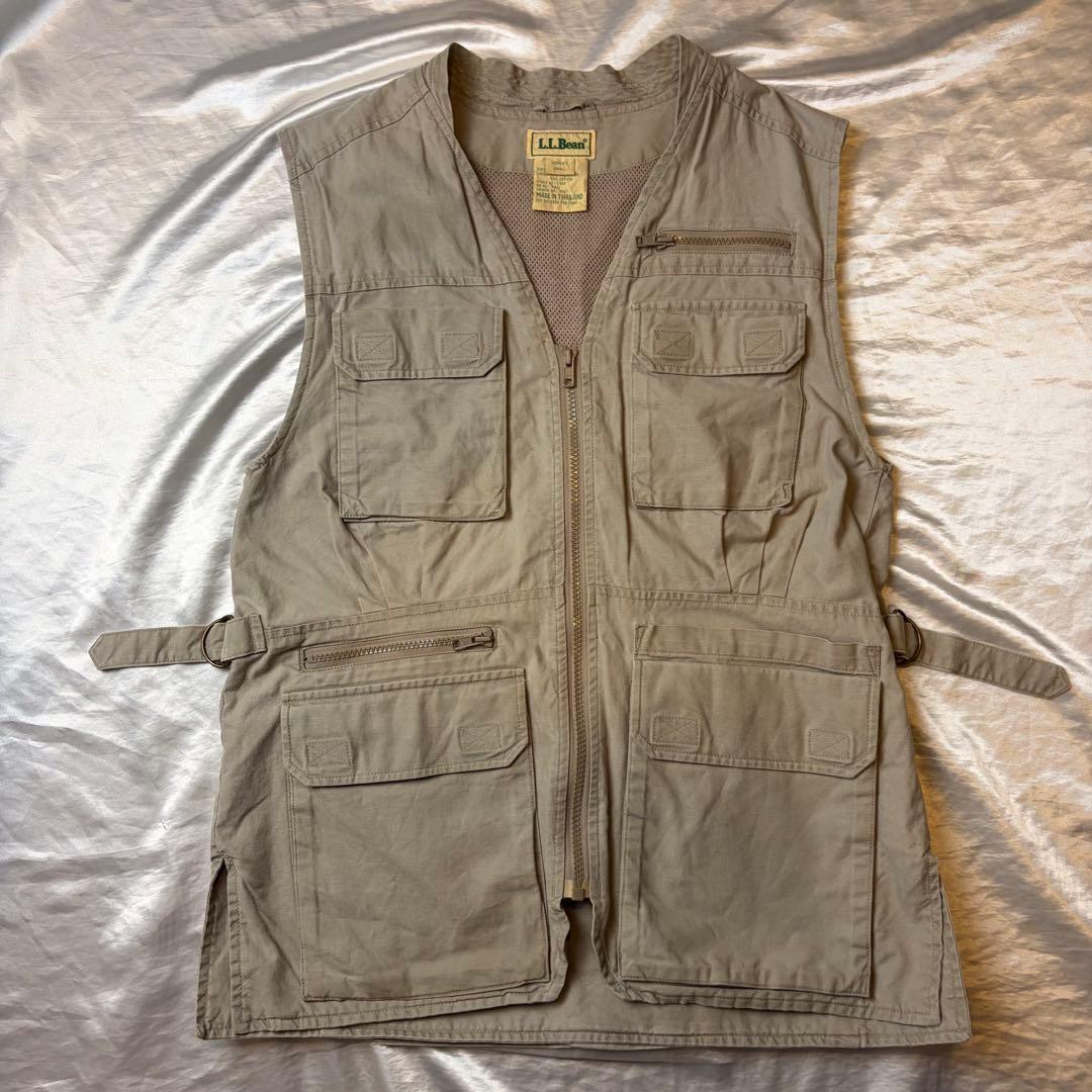 L.L.Bean フィッシングベスト S ベージュ