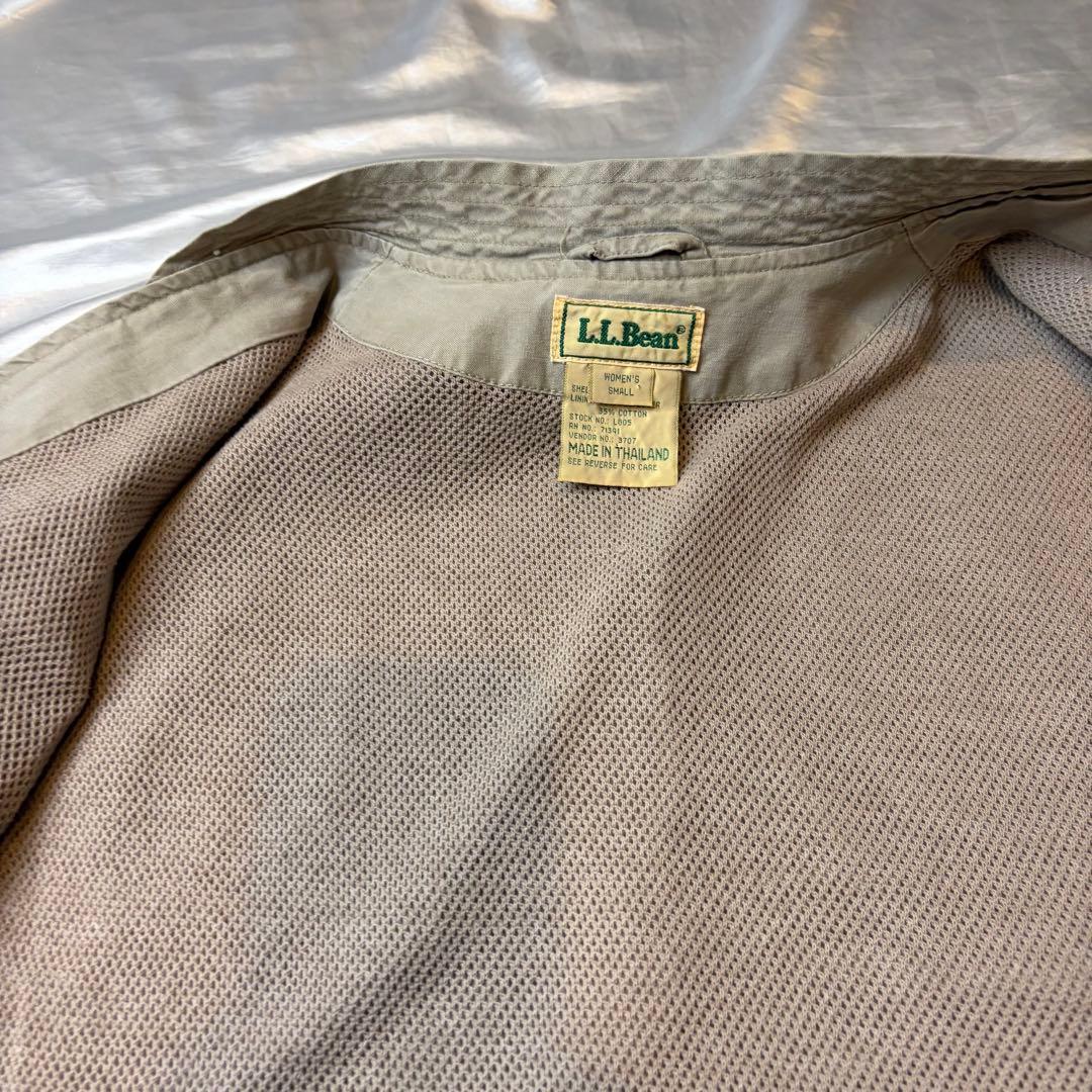 L.L.Bean フィッシングベスト S ベージュ