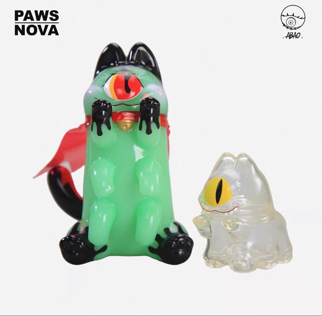 DRACULA KIITI-ABAO ヴァンパイア猫猫虫　ソフビ　2体セット