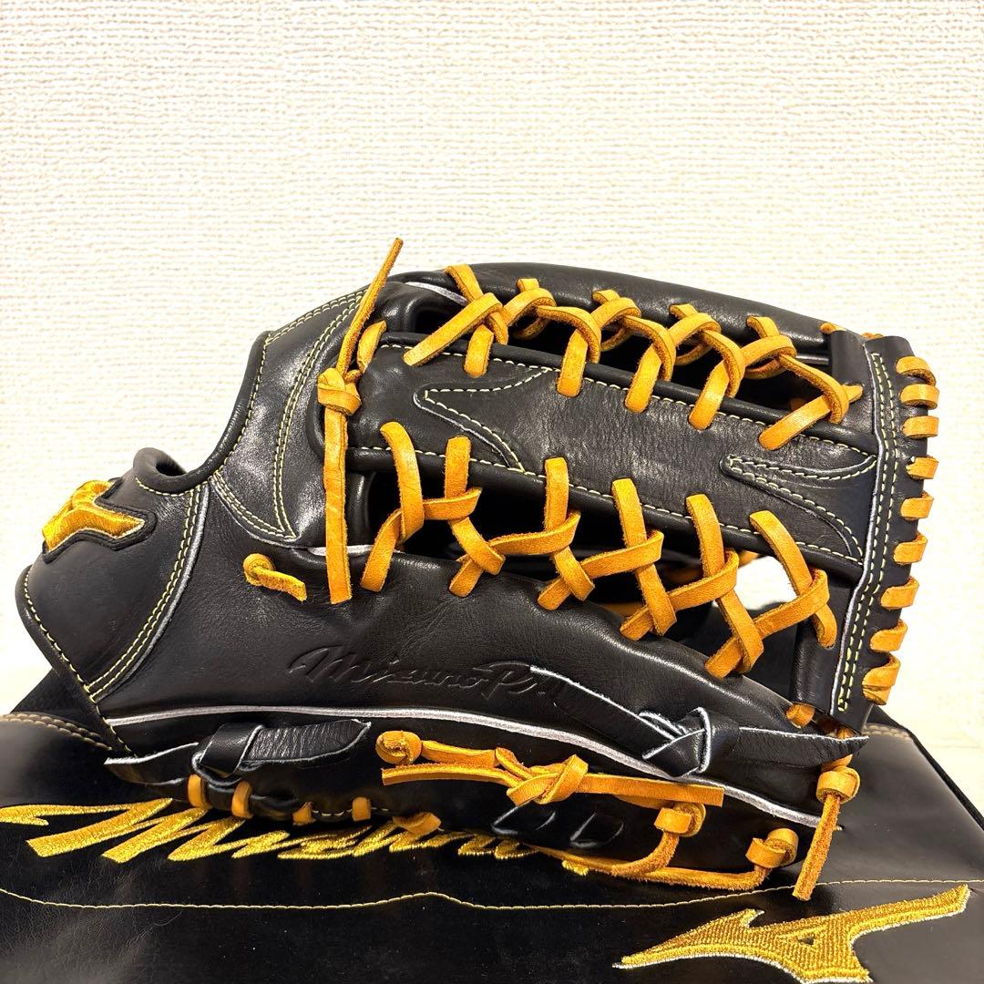 ✨新品未使用品✨ミズノプロ　硬式グローブ　外野手用　ブラックタン　限定品
