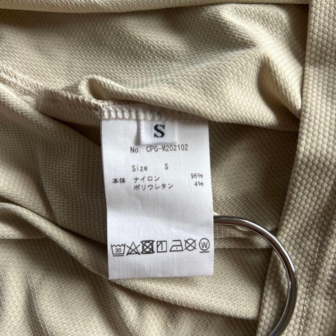 ［新品・未使用品］シーピージーゴルフ ハーフジップショートスリーブトップ S