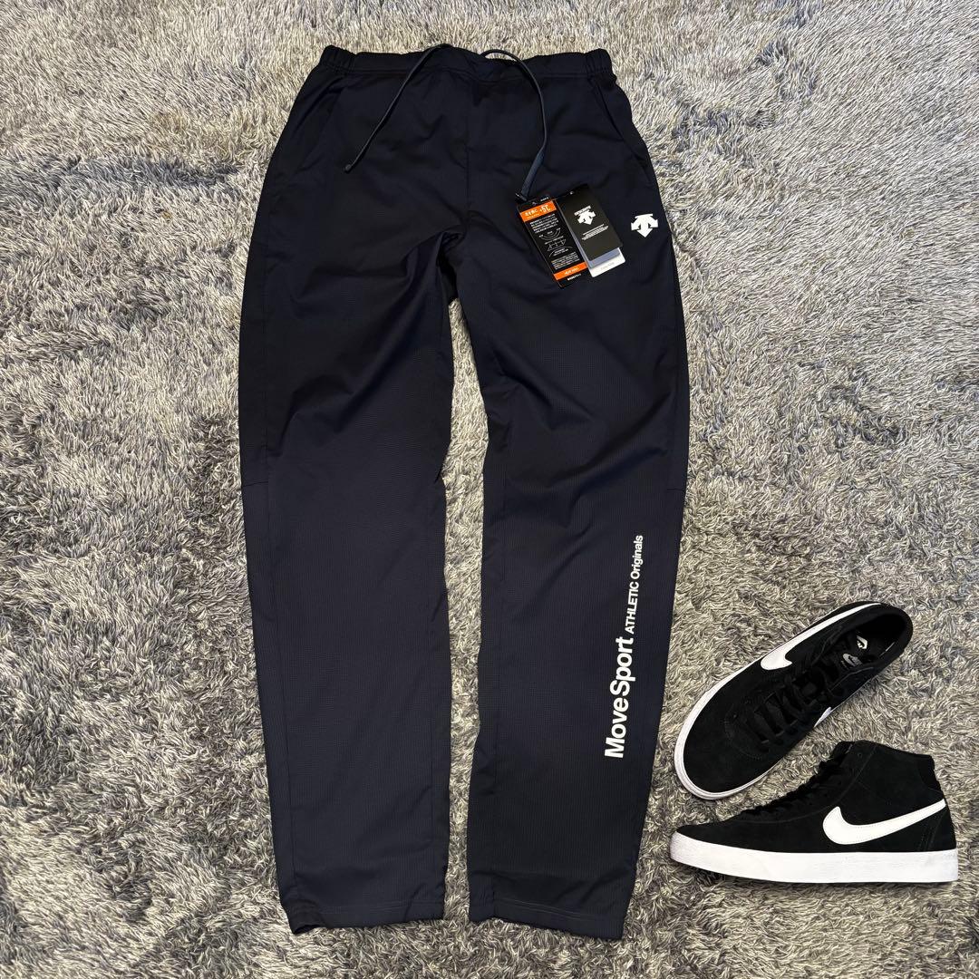 ■新品■　デサント　メンズ2XL　ロングパンツ　ネイビー ナイロンパンツ