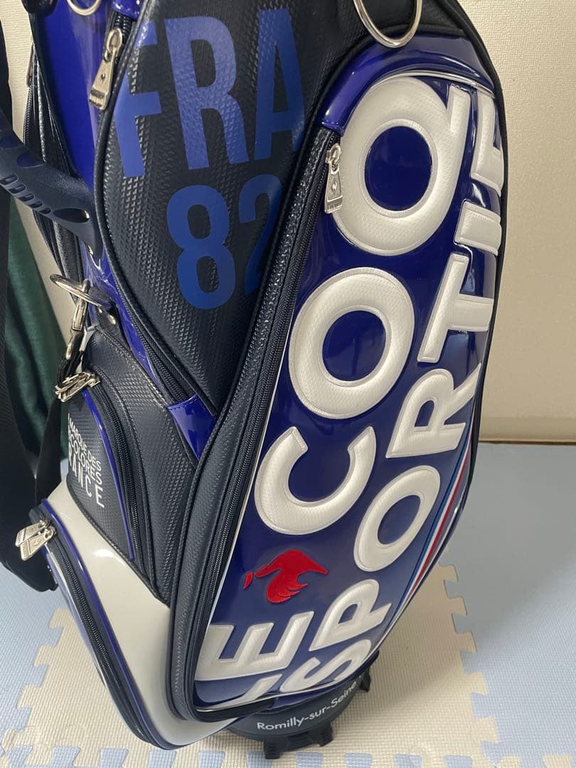 《即日発送可能》キャディバッグ（LE COQ SPORTIF ブルー）