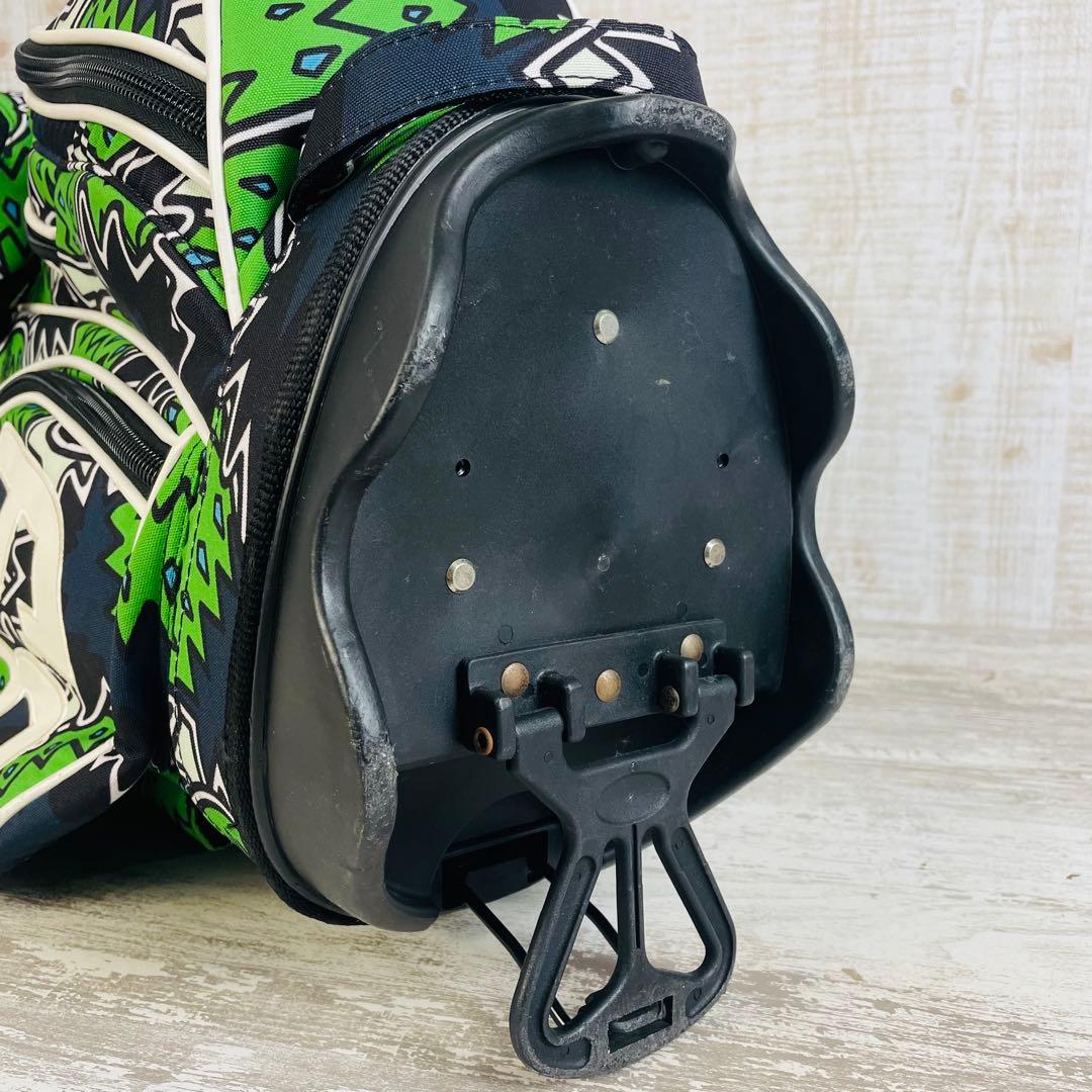 【限定品】パーリーゲイツ パイナップル総柄キャディバッグ【ヘッドカバー多数付属】