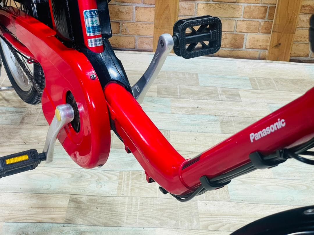 値上予告 レッド系 パナソニック 子供乗せ電動アシスト自転車 H3335