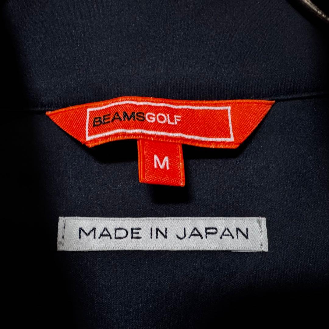 BEAMS GOLF ビームスゴルフ 薄手 ジップ ジャケット ネイビー M