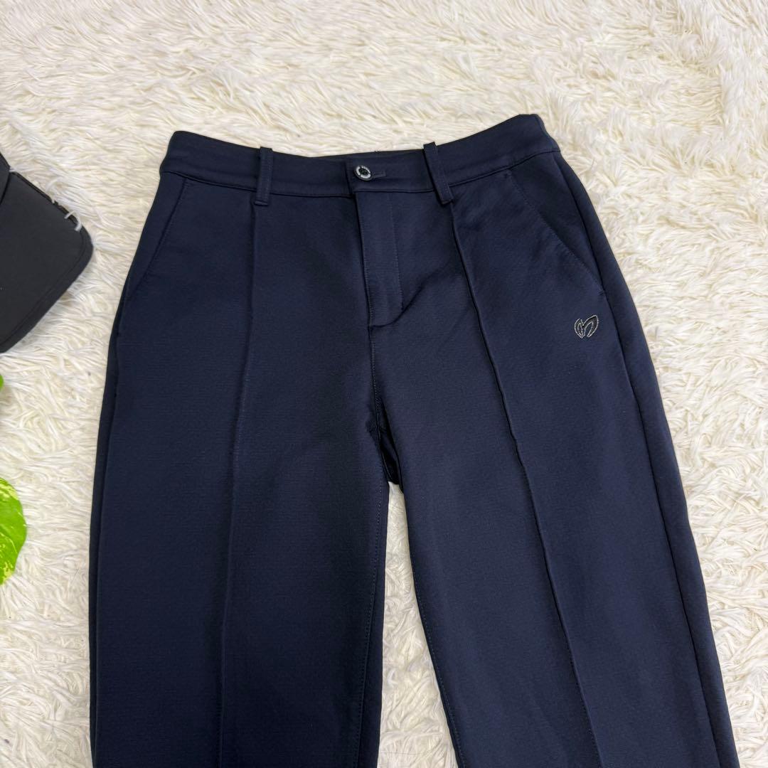 【マスターバニー】極美品 ストレッチパンツ 2025 ネイビー 0 レディース