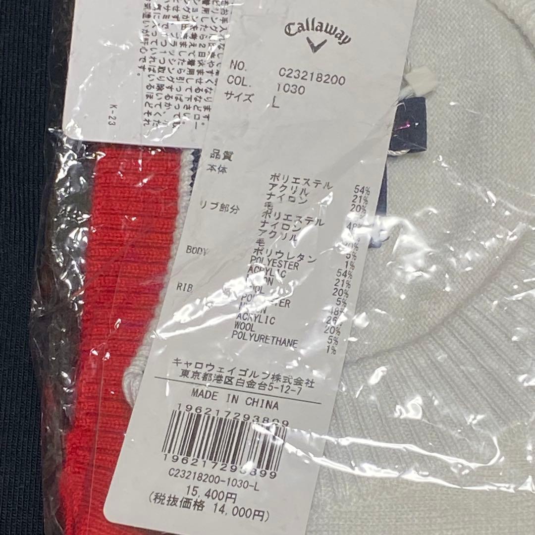 新品 未使用 レディース　L Callaway Golf 花柄　セーター