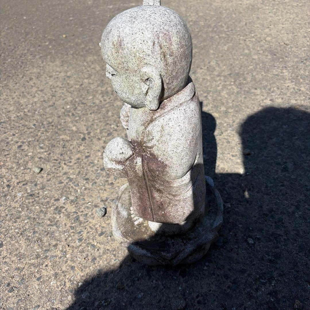 地蔵　庭石　錫杖　宝珠　石像　御影石　彫刻