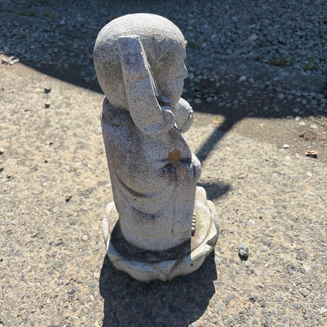 地蔵　庭石　錫杖　宝珠　石像　御影石　彫刻