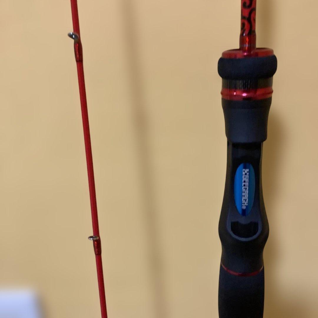 ジークラック泥棒竿スパイダー DＯ RＯーB603Ｌ赤青イカメタルベイトロット