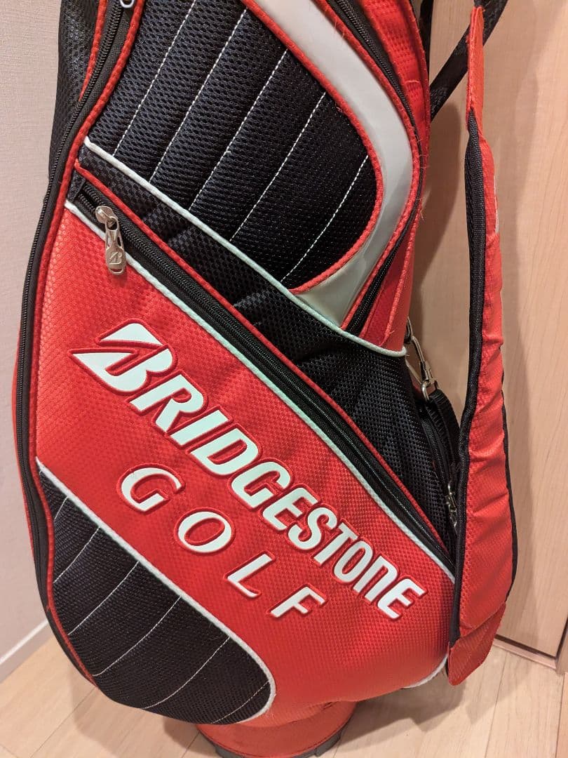 BRIDGESTONE キャディバッグ レッド