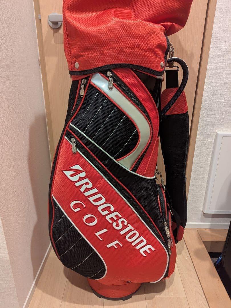 BRIDGESTONE キャディバッグ レッド