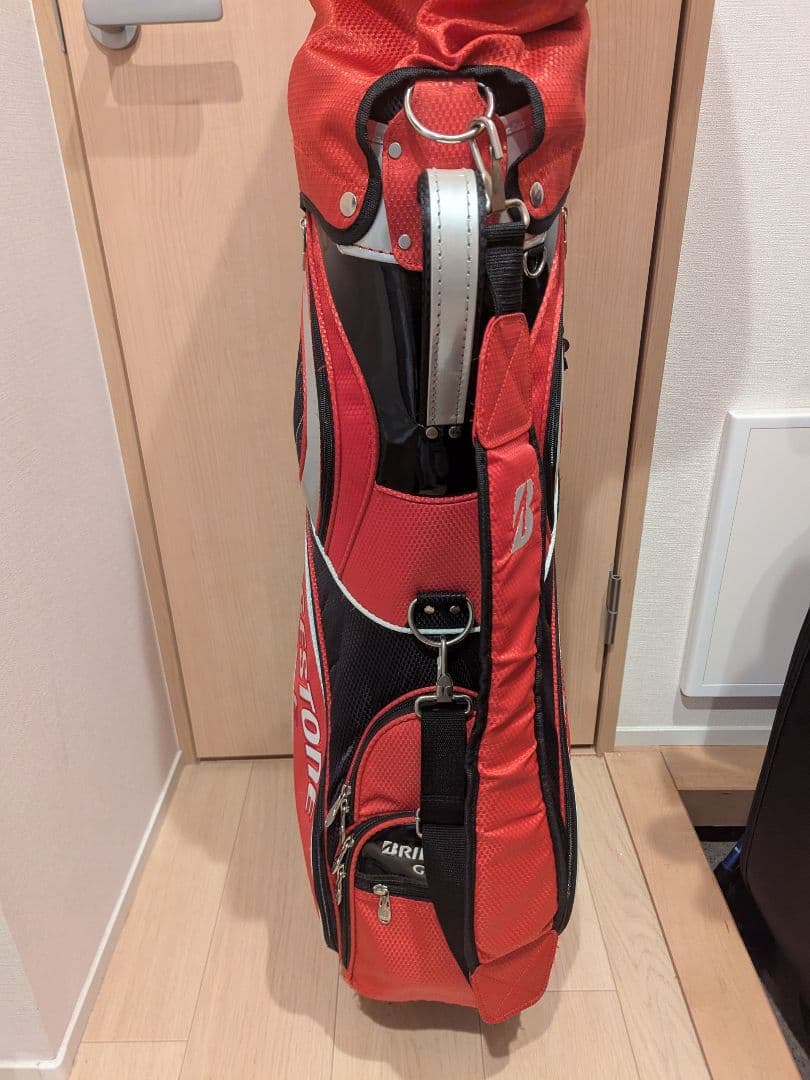 BRIDGESTONE キャディバッグ レッド