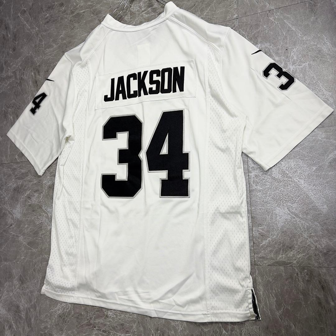 希少 NIKE NFL レイダース ボージャクソン ゲームシャツ 白　M