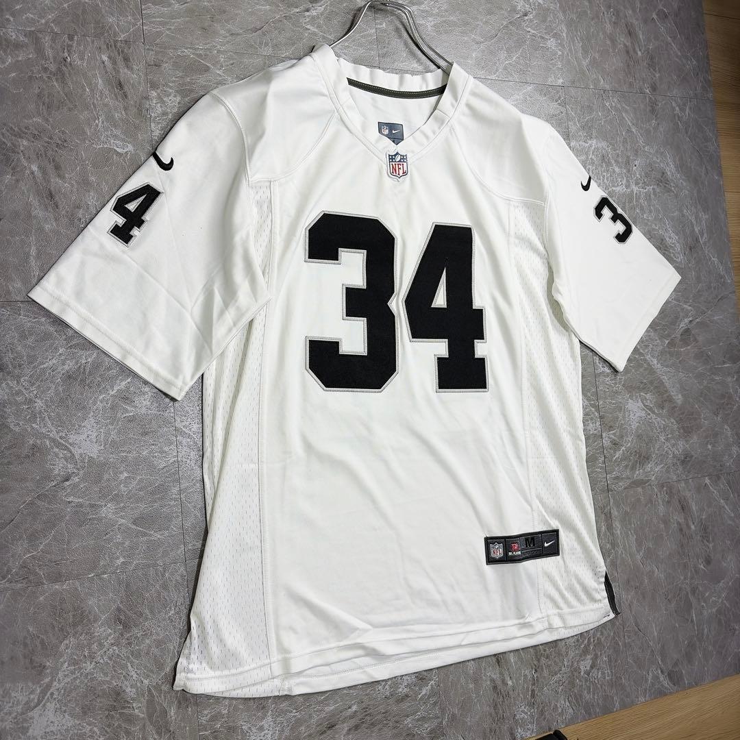 希少 NIKE NFL レイダース ボージャクソン ゲームシャツ 白　M