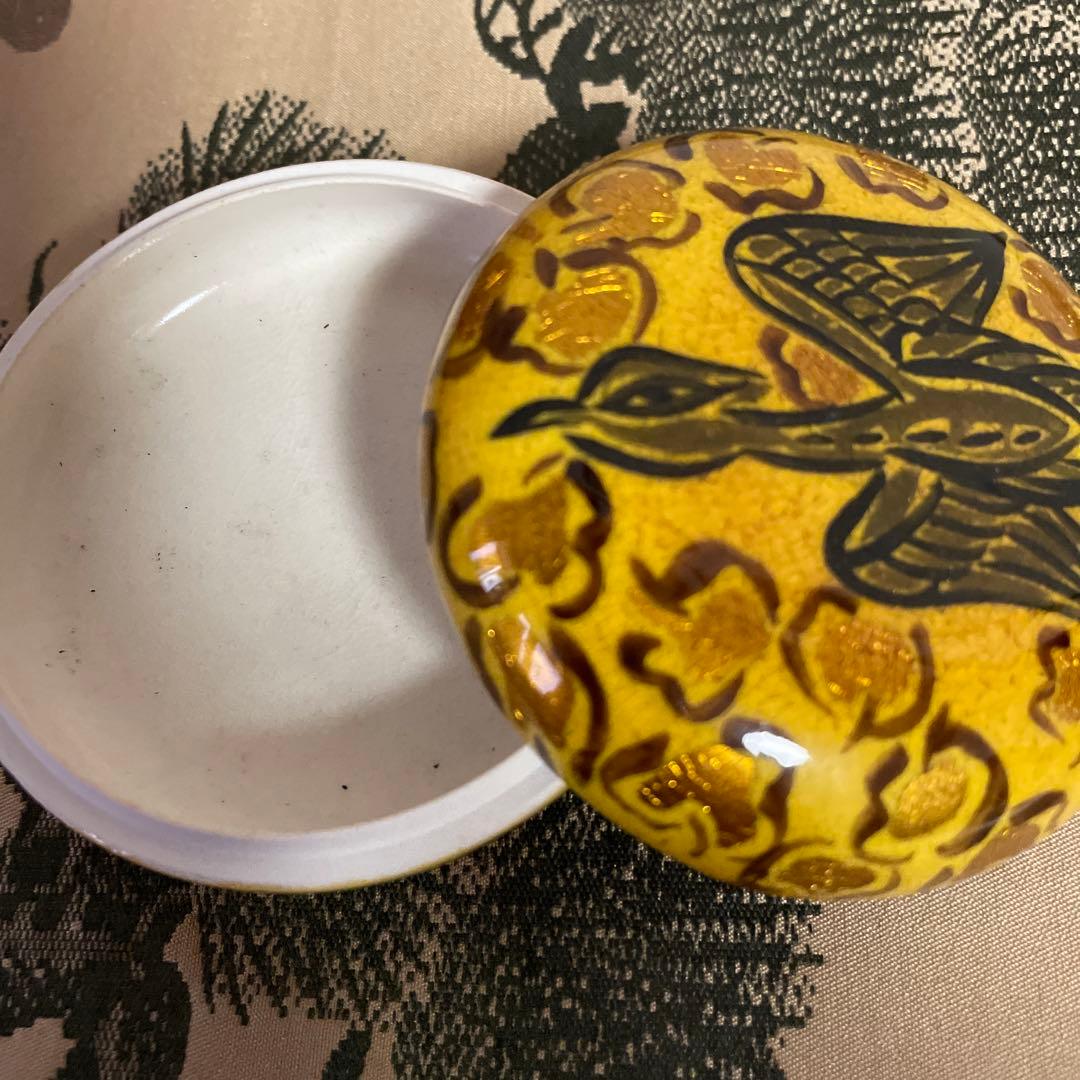早春　お値下げ　茶道具　香合　九谷焼